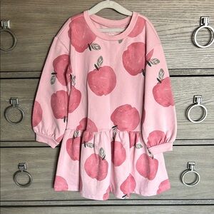 Carter’s Pink Apple Print Dress Size 5T